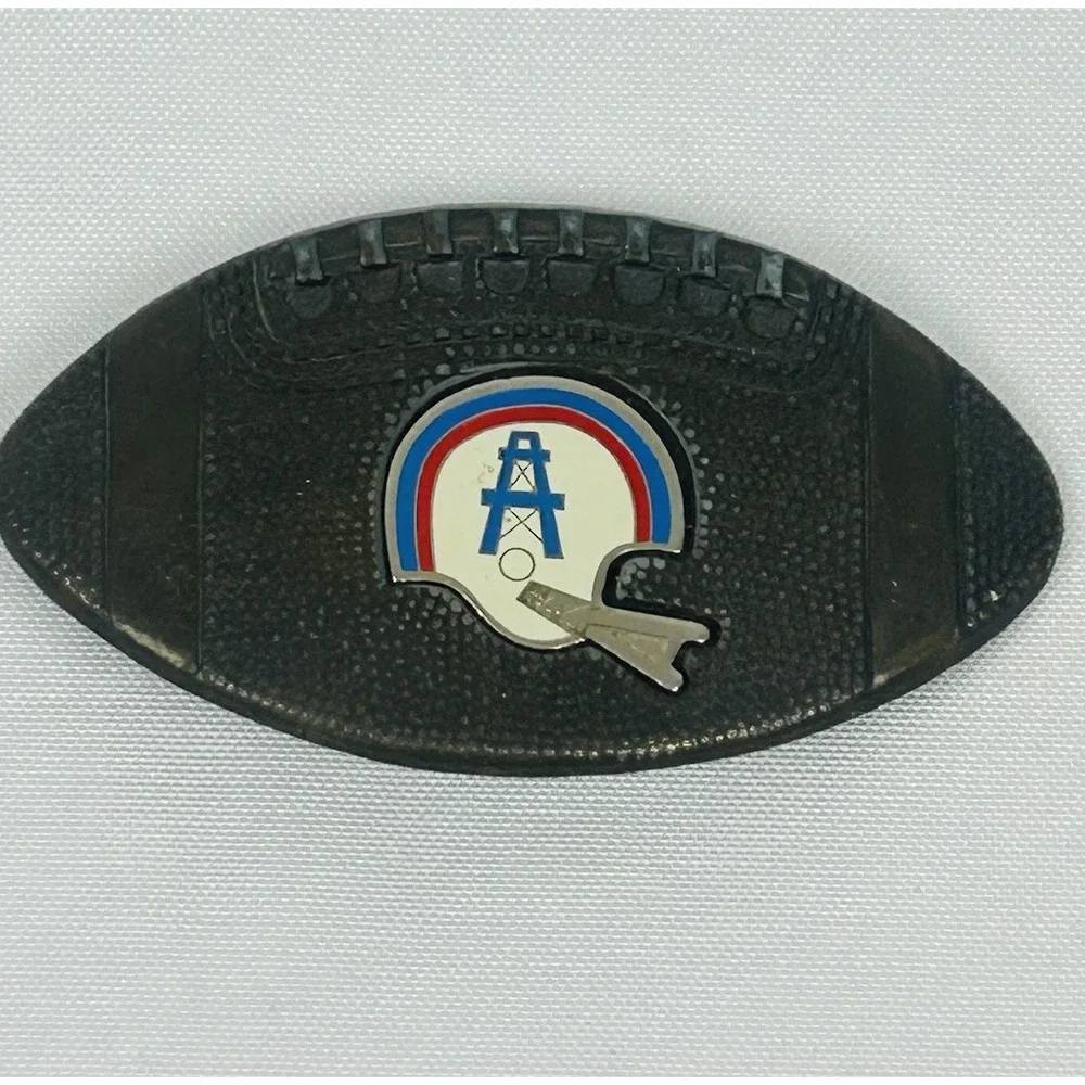 Houston Oilers NFL Belt Buckle 1979 by Lee